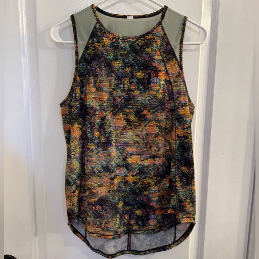 Lululemon Sculpt Tank Glitch Tapestry Starlight Multi